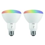Sylvania Osram Lightify Smart Home 65W BR30 White/Color LED Light Bulb (2 Bulbs)