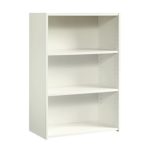 Sauder 415541 Beginnings 3-Shelf Bookcase, Soft White Finish