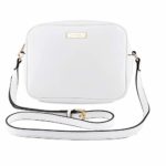 SEPT MIRACLE Lightweight Medium Women Crossbody Bag PU Leather Shoulder Bag Tote Bag Ladies Girls Purse (Pure White)