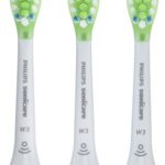 Genuine Philips Sonicare Premium White replacement toothbrush heads, HX9064/65, BrushSync technology, White 4-pk