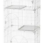 IRIS 3-Tier Wire Pet Cage, White