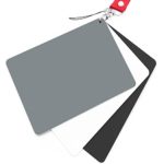 Anwenk Grey Card White Balance Card 18% Exposure Photography Card Custom Calibration Camera Checker Video, DSLR and Film,5.3″x 7.28″ (Large Size)