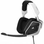 CORSAIR Void PRO RGB USB Gaming Headset – Dolby 7.1 Surround Sound Headphones for PC – Discord Certified – 50mm Drivers – White