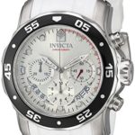 Invicta Men’s ‘ Pro Diver Quartz Stainless Steel and Polyurethane Casual Watch, Color:White (Model: 20290