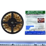 HitLights LED Strip Lights, Cool White, 16’4FT 300LEDs 5000K 72Lumen per Foot (12V DC Tape