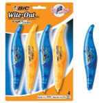 BIC Wite-Out Brand Exact Liner Correction Tape, White, 4-Count