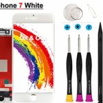 Oli & Ode Compatible with iPhone 7 Screen Replacement (4.7 Inch White), LCD Digitizer Touch Screen Assembly Set with 3D Touch, Repair Tools and Professional Replacement Manual Include