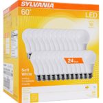 Sylvania Home Lighting 74765 A19 Efficient 8.5W Soft White 2700K 60W Equivalent A29 LED Light Bulb (24 Pack), Count