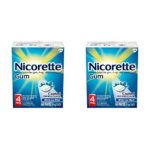 Nicorette Nicotine Gum to Stop Smoking, 4mg, White Ice Mint, 160 count (Pack of 2)