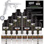 U-Pol Raptor Bright White Urethane Spray-On Truck Bed Liner Kit w/Free Spray Gun, 8 Liters