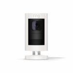 All-new Ring Stick Up Cam Wired HD Security Camera with Two-Way Talk, Night Vision, White, Works with Alexa