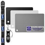 Opteka Pocket-Sized Grey Card White Balance Card 18% Exposure Photography Custom Calibration Camera Checker Set with Quick Release Lanyard for Video, DSLR and Film