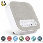White Noise Machine for Sleeping, Aurola Sleep Sound Machine with Non-Looping Soothing Sounds for Baby Adult Traveler, Portable for Home Office Travel