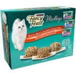 Purina Fancy Feast Medleys White Meat Chicken Collection Adult Wet Cat Food Variety Pack – (12) 3 Oz. Cans
