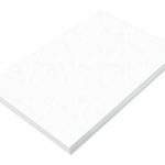 SunWorks Construction Paper, Bright White,  12″ x 18″, 100 Sheets