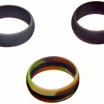 ThunderFit Silicone Rings for Men – 4 Pack / 1 Ring Step Edge Rubber Wedding Bands