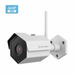 Amcrest 4MP IP Camera WiFi UltraHD Wireless Outdoor Security Camera Bullet – IP67 Weatherproof, 98ft Night Vision, 4-Megapixel (2688 TVL), IP4M-1026 (White)