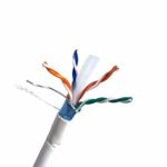 Micro Connectors 1000′ Solid Shielded (STP) Cat6 Outdoor, UV Resistant Bulk Ethernet Cable – White (TR4-560W-OUT)