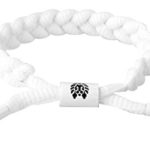 Rastaclat Level 1 RC001LVL1 White Multi Shoelace Braided Bracelet Wristband