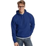 Hanes Men’s Pullover EcoSmart Fleece Hooded Sweatshirt