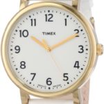 Timex Unisex T2P170AB Originals Classic Round White Leather Strap Watch
