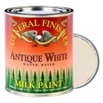 General Finishes Milk Paint, Antique White, Quart