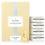 Tea Forté White Ginger Pear EVENT BOX Bulk Pack, 48 Handcrafted White Tea Pyramid Infuser Bags