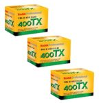 Kodak Tri-X 400TX Professional Black & White Film ISO 400, 35mm, 24 Exposures (3 Pack)