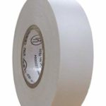 TradeGear SINGLE ROLL WHITE MATTE Electrical Tape, Colored Durable Adhesive, Waterproof PVC, Rubber Resin, UL Listed, 60′ x ¾“x 0.07″, Suitable for Use At No More Than 600V and 80°C