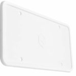 Rightcar Solutions Flawless Silicone License Plate Frame – Rust-Proof. Rattle-Proof. Weather-Proof. – White