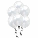 12 Inch Pearl White Balloons,For Wedding Birthday Party Baby Shower Decor,100 Count