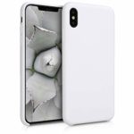 kwmobile TPU Silicone Case for Apple iPhone Xs Max – Soft Flexible Rubber Protective Cover – White