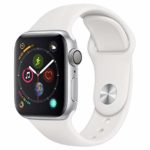Apple Watch Series 4 (GPS, 40mm) – Silver Aluminium Case with White Sport Band