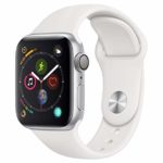 Apple Watch Series 4 (GPS, 40mm) – Silver Aluminium Case with White Sport Band