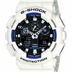 Casio Men’s XL Series G-Shock Quartz 200M WR Shock Resistant Resin Color: White (Model GA-100B-7ACR)