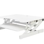 Rocelco EADR Height Adjustable Sit To Standing Desk Riser And Converter 32″ White