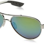 Costa del Mar Loreto Sunglasses Palladium w/White/Green Mirror 580Glass