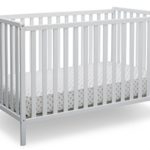 Delta Children Heartland 4-in-1 Convertible Crib, Bianca White