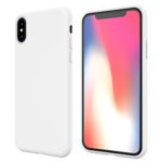 iPhone X Silicone Case,iPhone 10 Silicone Case,Full Body Drop Shockproof Protection Cover Matte Case Gel Rubber Silicone Phone Case with Soft Cushion for Apple iPhone X/iPhone 10(2017) 5.8 inch -White