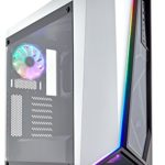 CORSAIR Carbide SPEC-Omega RGB Mid-Tower Gaming Case, 2 RGB Fans, Lighting Node PRO Included, Tempered Glass- White