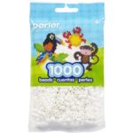 Perler Beads Fuse Beads for Crafts, 1000pcs, White