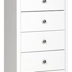 White Monterey Tall 6 Drawer Chest