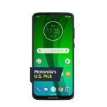 Moto G7 with Alexa Hands-Free – Unlocked – 64 GB – Clear White (US Warranty) – Verizon, AT&T, T-Mobile, Sprint, Boost, Cricket, & Metro