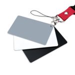 Photograph Grey Card 18% Exposure White Balance Card for Photography, Video, DSLR and Film Premium Exposure Card Set, Black White 3″x2″