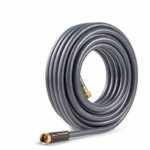 Gilmour 824501-1001 Flexogen Heavy Duty Watering Garden Hose 1/2in x 50 Feet, Grey