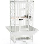 Prevue Pet Products 34512 Dometop Bird Cage, Small, Chalk White