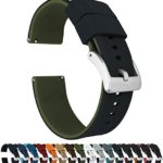 Barton Elite Silicone Watch Bands – Quick Release – Choose Color – 18mm, 19mm, 20mm, 21mm, 22mm, 23mm & 24mm Watch Straps
