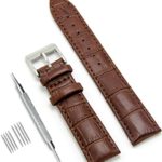 CIVO Genuine Leather Watch Bands Top Calf Grain Leather Watch Strap 16mm 18mm 20mm 22mm 24mm for Men and Women