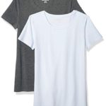 Amazon Essentials Women’s 2-Pack Classic-Fit Short-Sleeve Crewneck T-Shirt