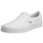Vans Adult Classic Slip-On Core Classics, True White, Men 5.5, Women 7.0